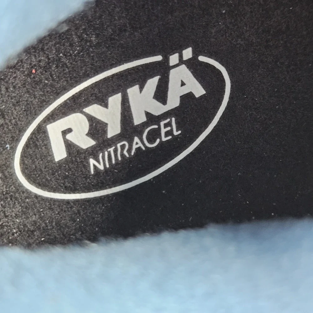 Ryka Walking Catalyst Suede Blue Lace‎ Up Hiking Sneakers Shoes Sz 7 M Nitracel